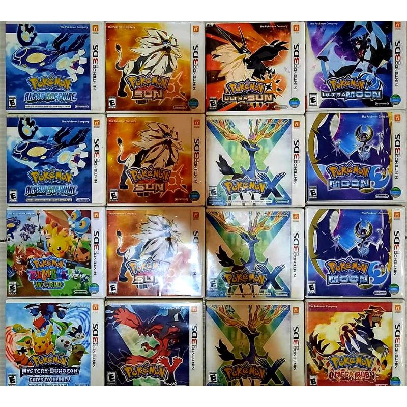 Pokemon 3 ds store games