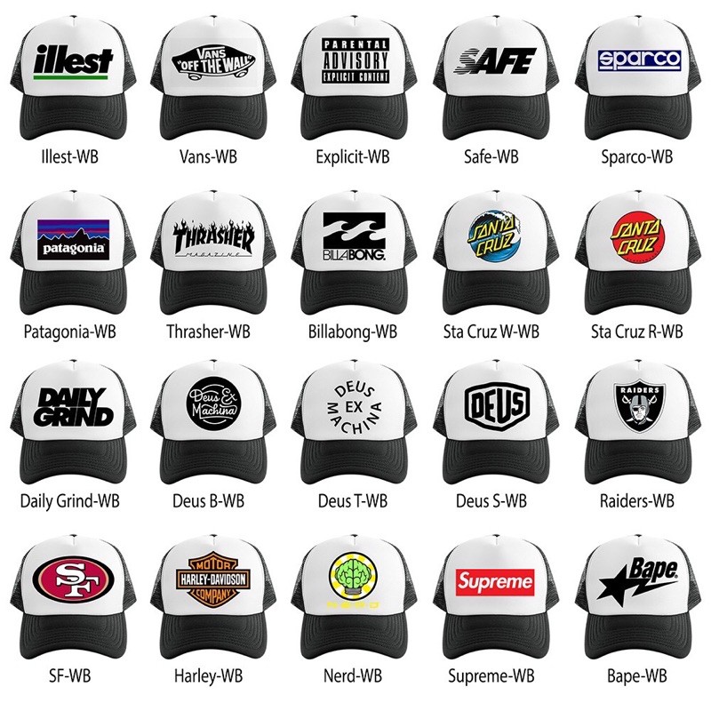 Cap cheap brand logo