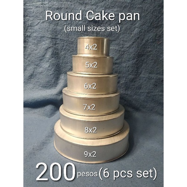 Sizes of 2024 round cake pans