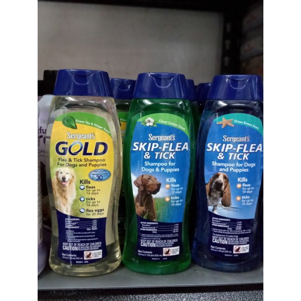 Sergeant's gold flea outlet and tick shampoo