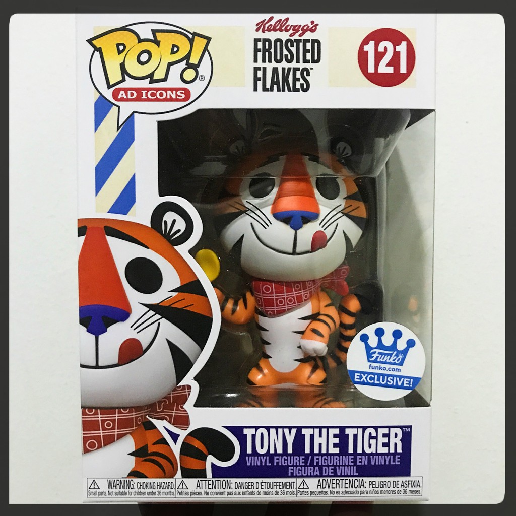 Kellogg's: 6 Frosted Flakes Box Tony the Tiger Plush Figure
