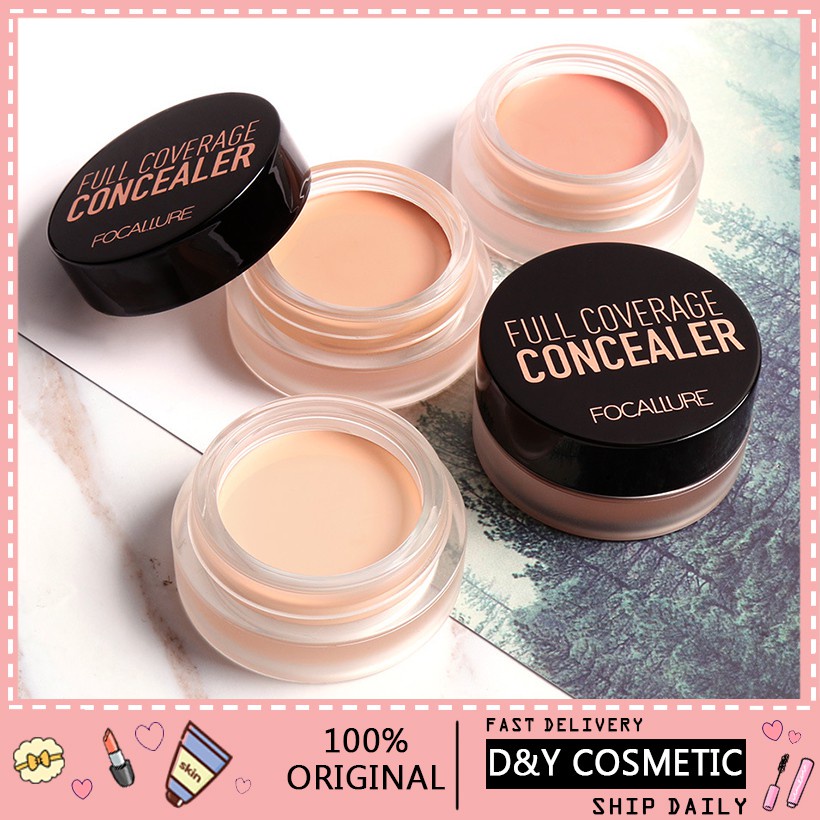 FOCALLURE Waterproof Full Coverage Concealer Cream Long-lasting