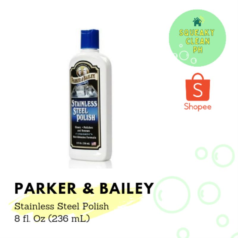 Parker & Bailey Stainless Steel Polish - 8 fl oz