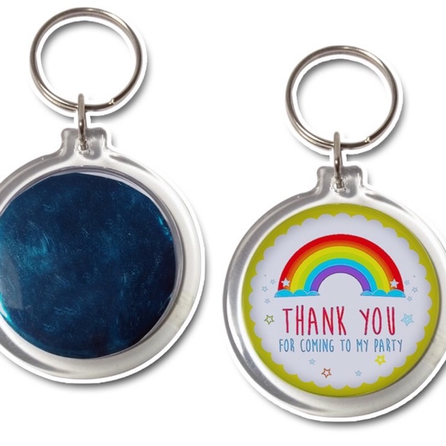 Circle deals acrylic keychains