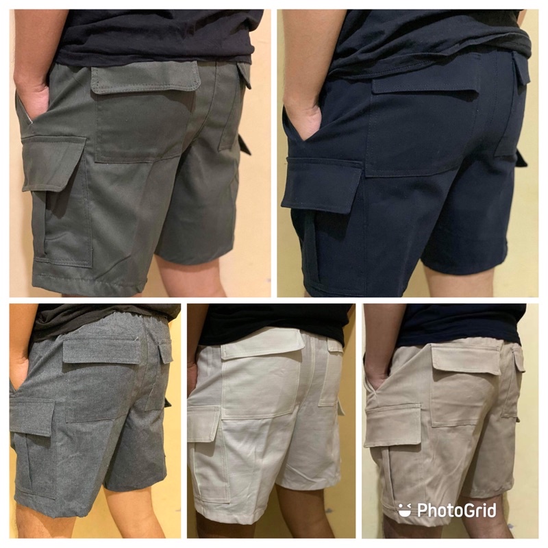 Above the sale knee cargo shorts