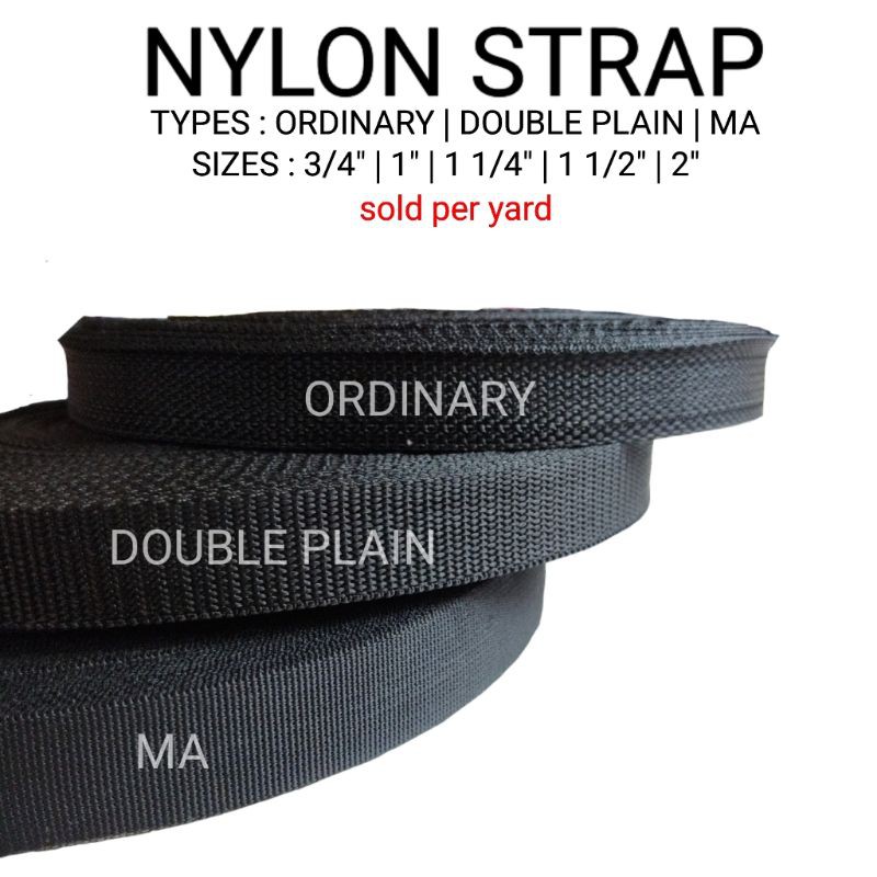 NYLON STRAP per YARD Shopee Philippines