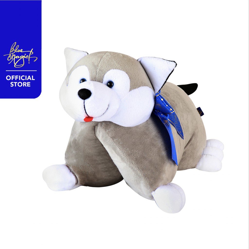 Blue magic husky stuffed store toy price