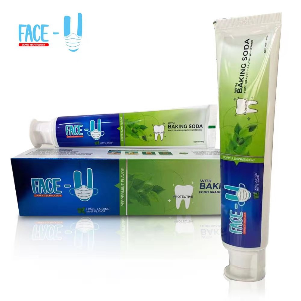 JAPAN TECH FACEU 180g Whitening Peppermint Food Graded Healthy