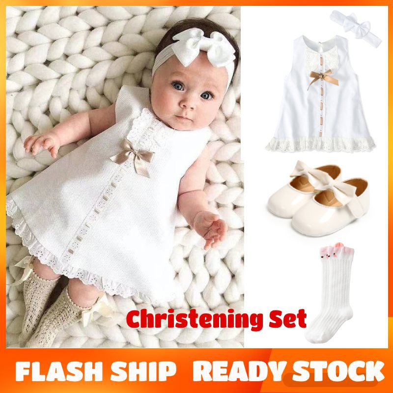 Baptism set best sale for baby girl