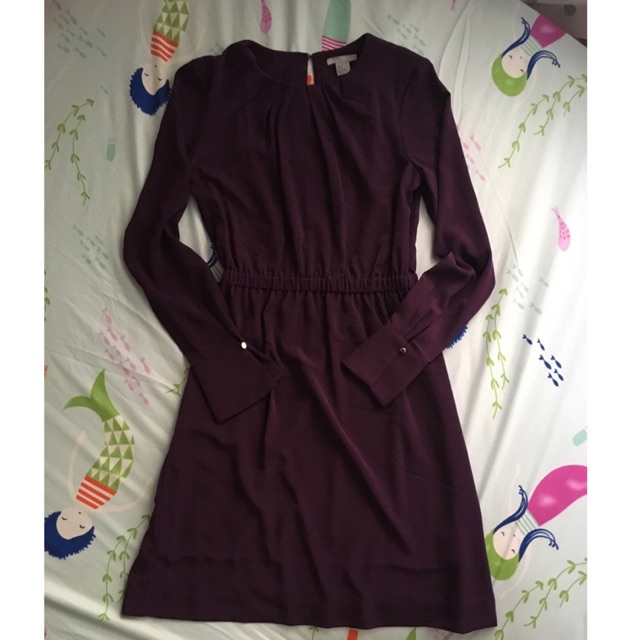 H and m shop long sleeve dress