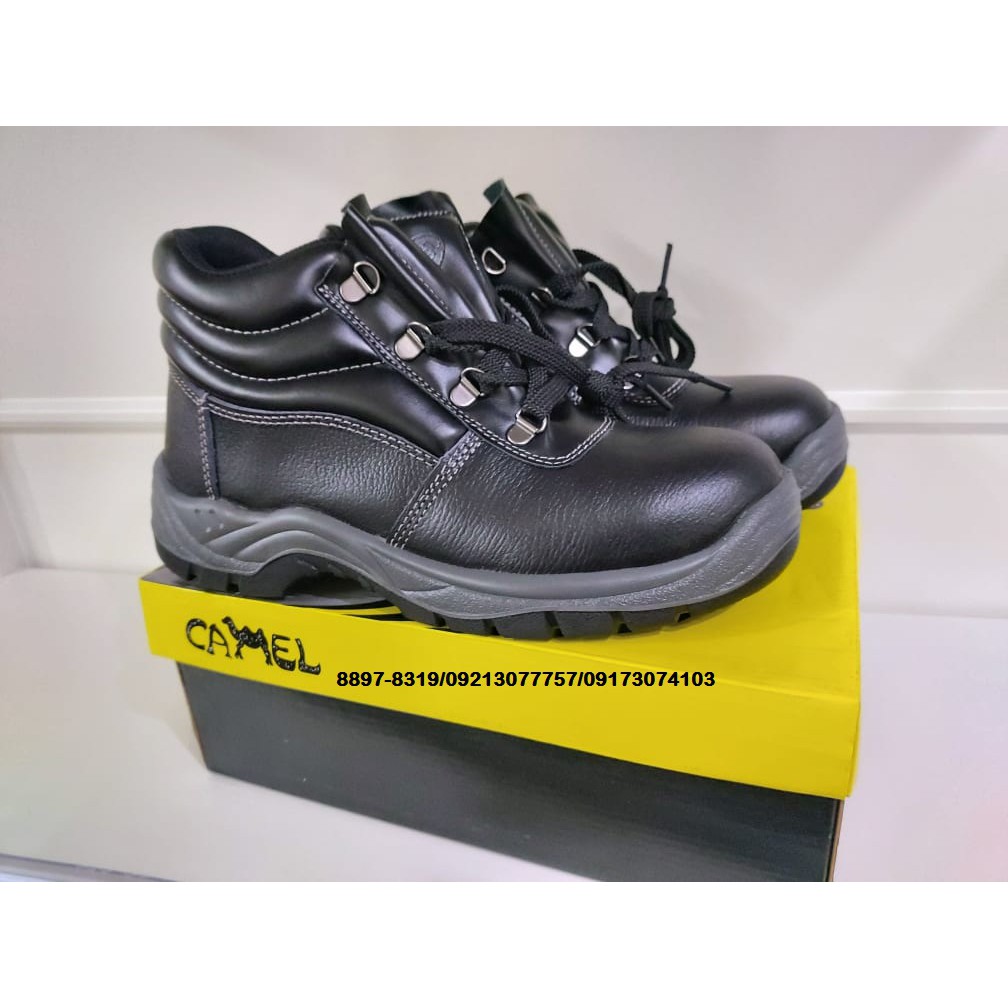 1pair Gibson's Safety Shoes High Cut Steel Toe Slip, 51 OFF