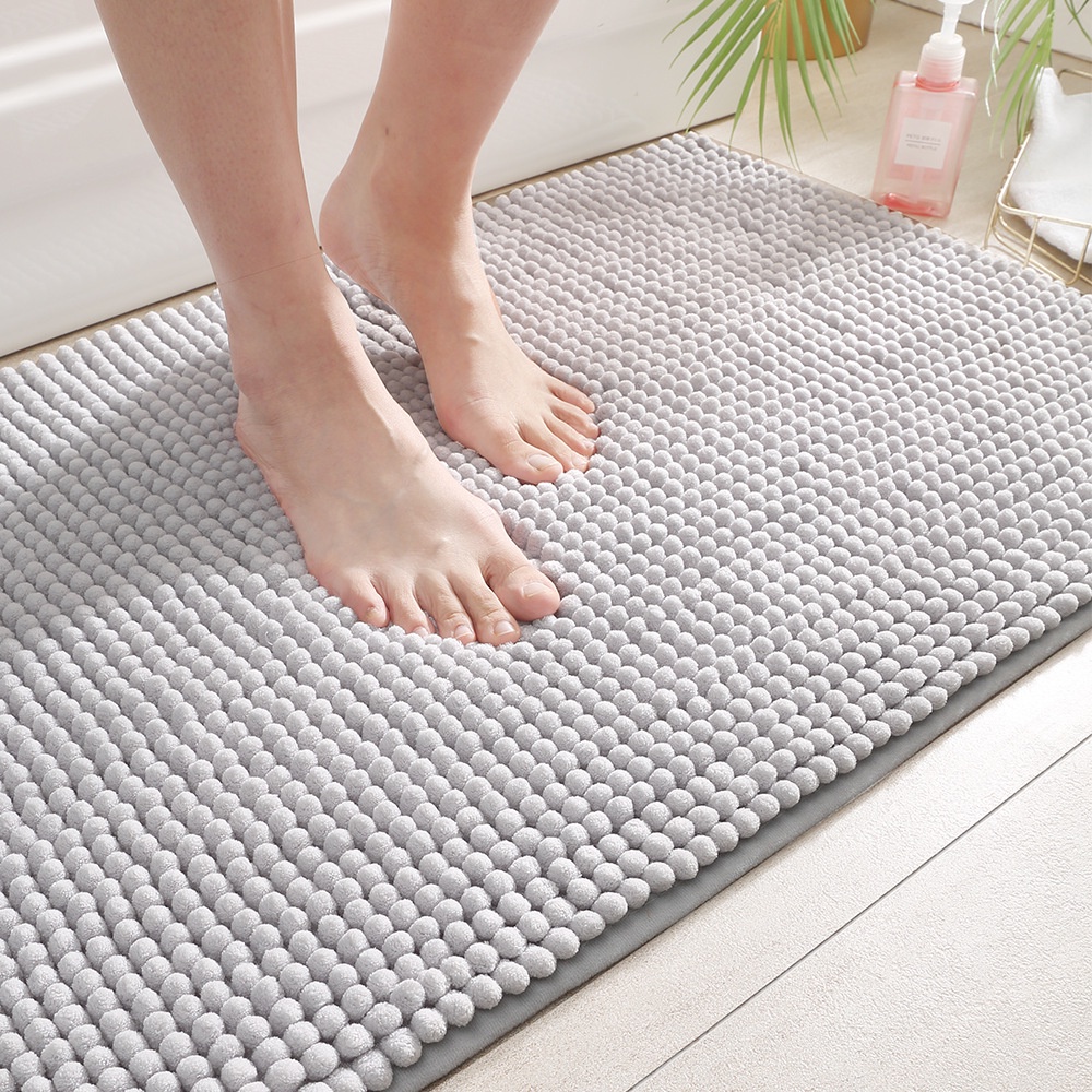 Microfiber latex back, Bath Rug