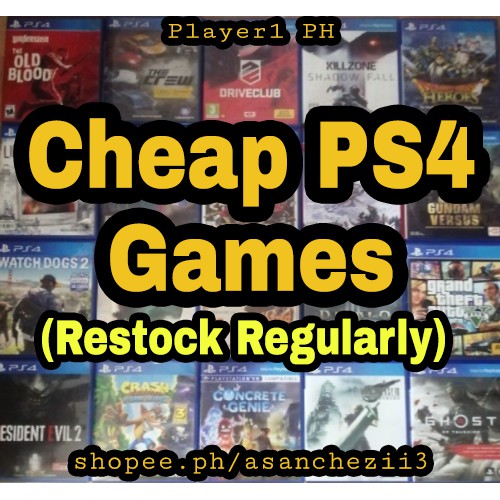 Bargain on sale ps4 games