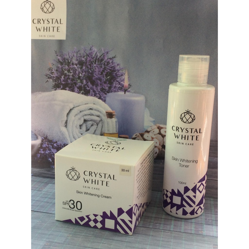 Crystal White Cream and Toner Set Shopee Philippines