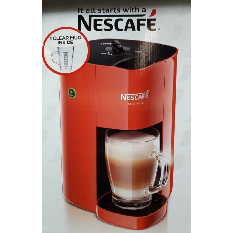 Nescafe red 2025 mug coffee machine