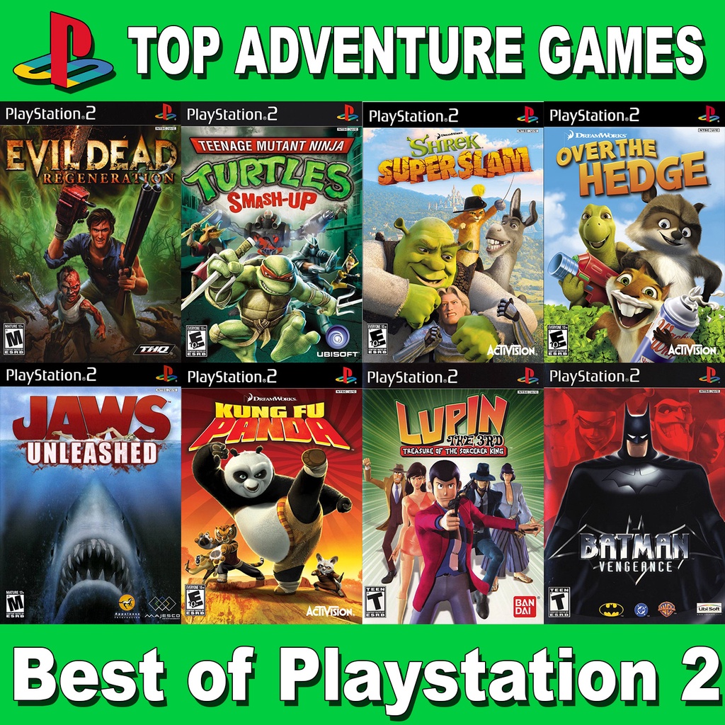 PS2 GAMES ACTON AND ADVENTURE | Shopee Philippines