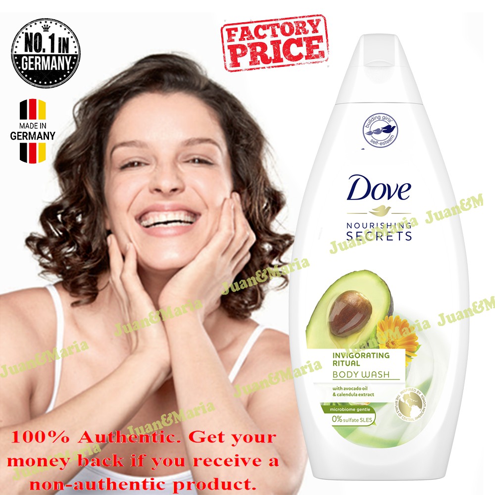 Dove Shower Gel care by nature invigorating avocado oil