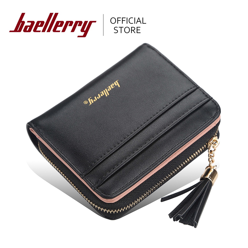 Baellerry 2022 Fashion Coin Purses With Key Ring Mini Wallets For