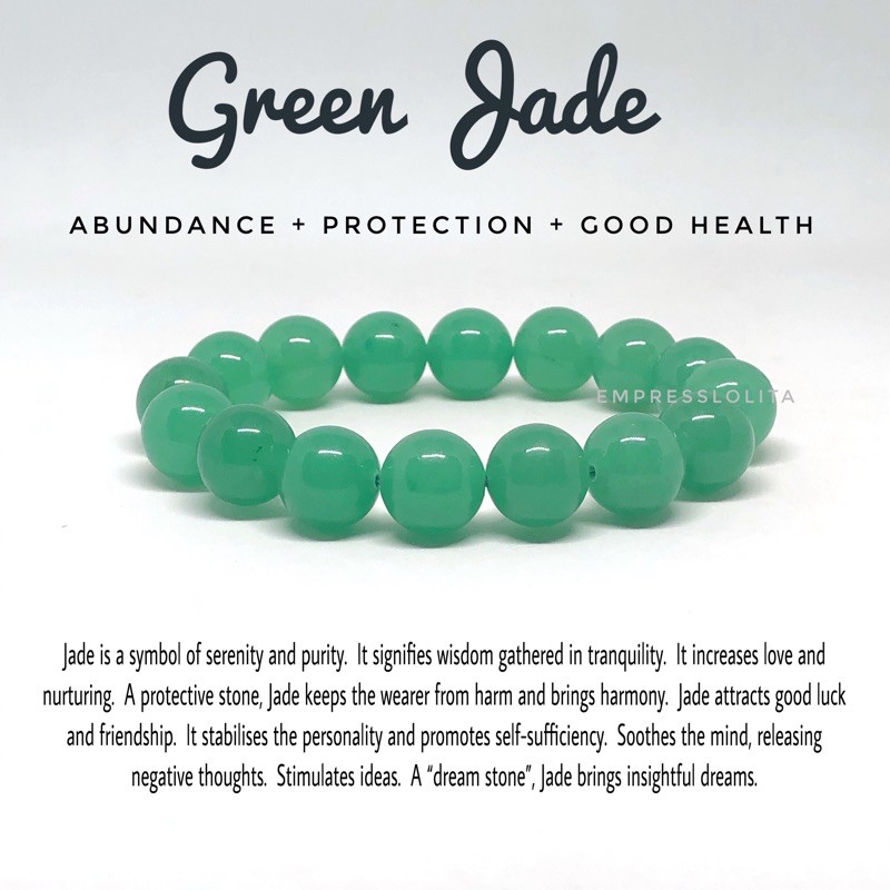 Jade bead hot sale bracelet meaning