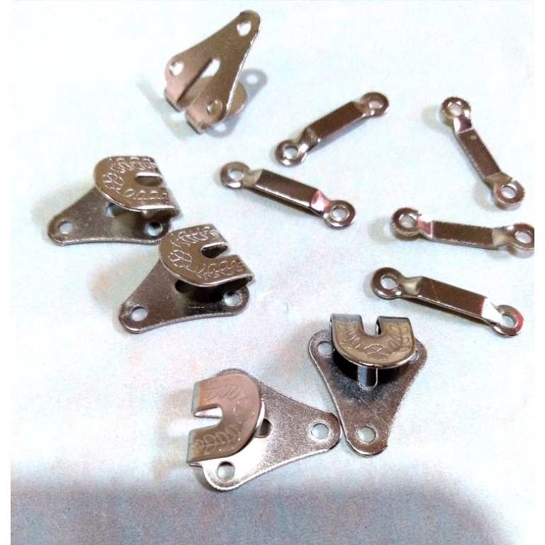 Hook and eye for skirt, hook and bars/ 5 pairs per pack