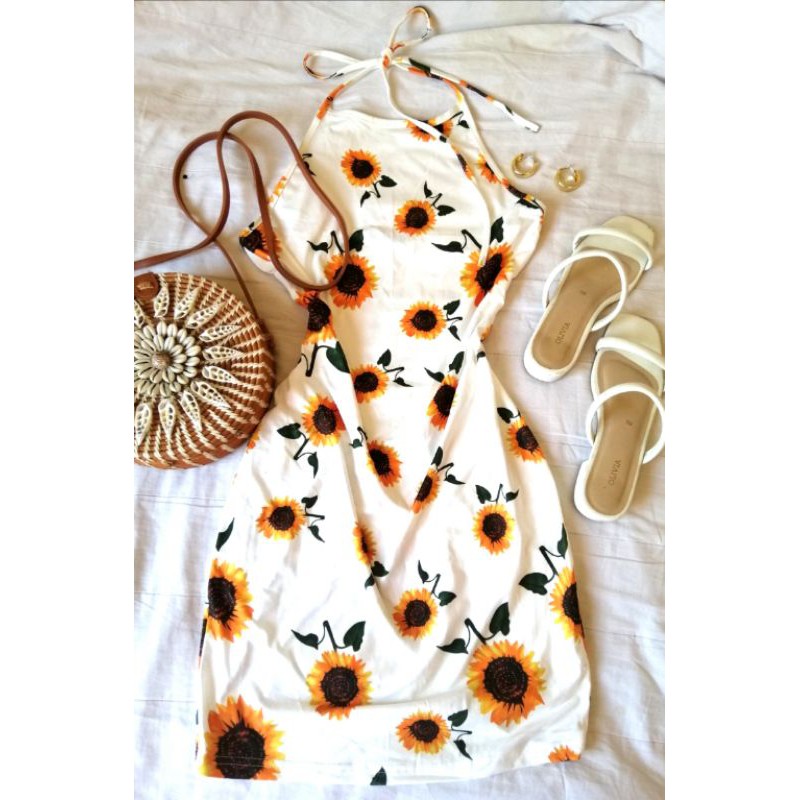 Shein hotsell sunflower dress