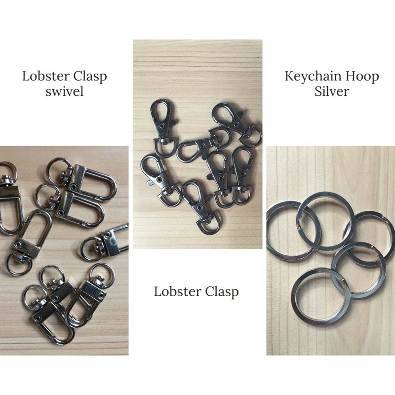 Lobster Clasp/ Swivel Clasp/ Keychain Hoop