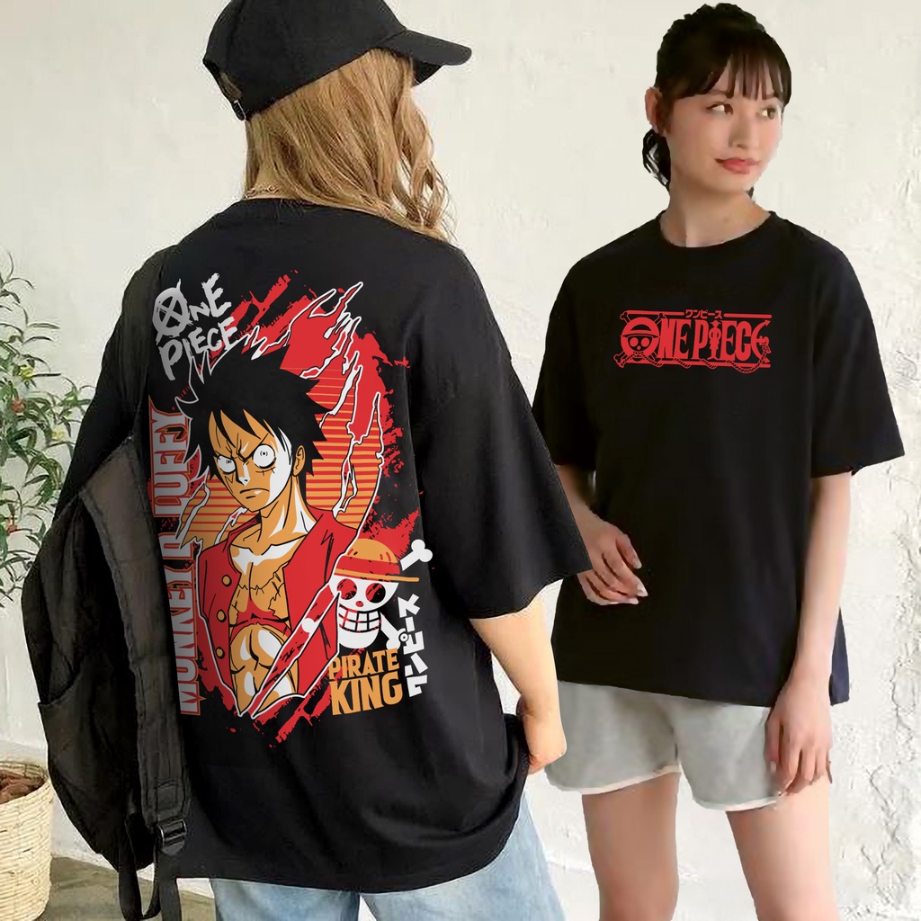 Unisex Premium Oversized Luffy Banner Tee