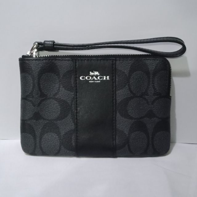 Coach 100 Authentic wristlet coin purse card holder