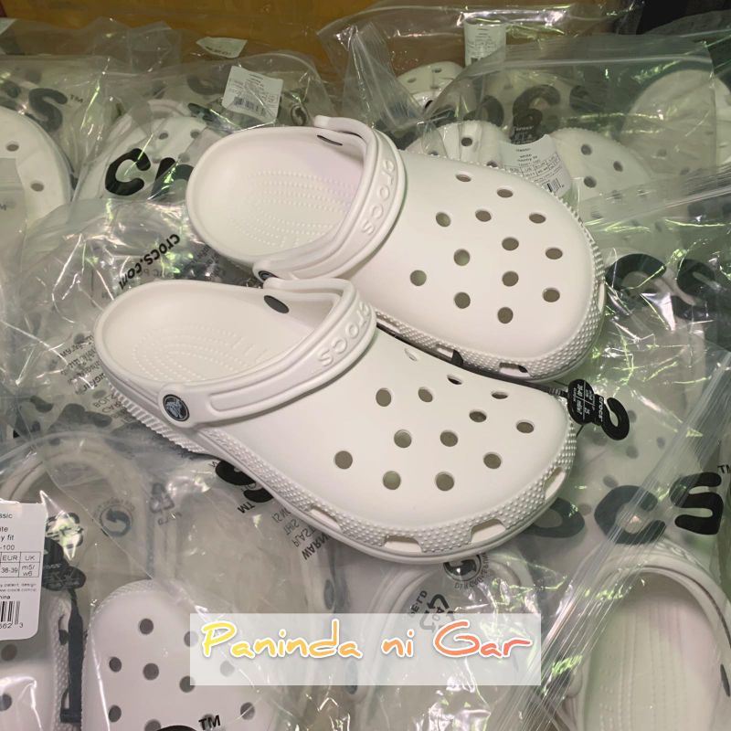 J3 2024 white crocs