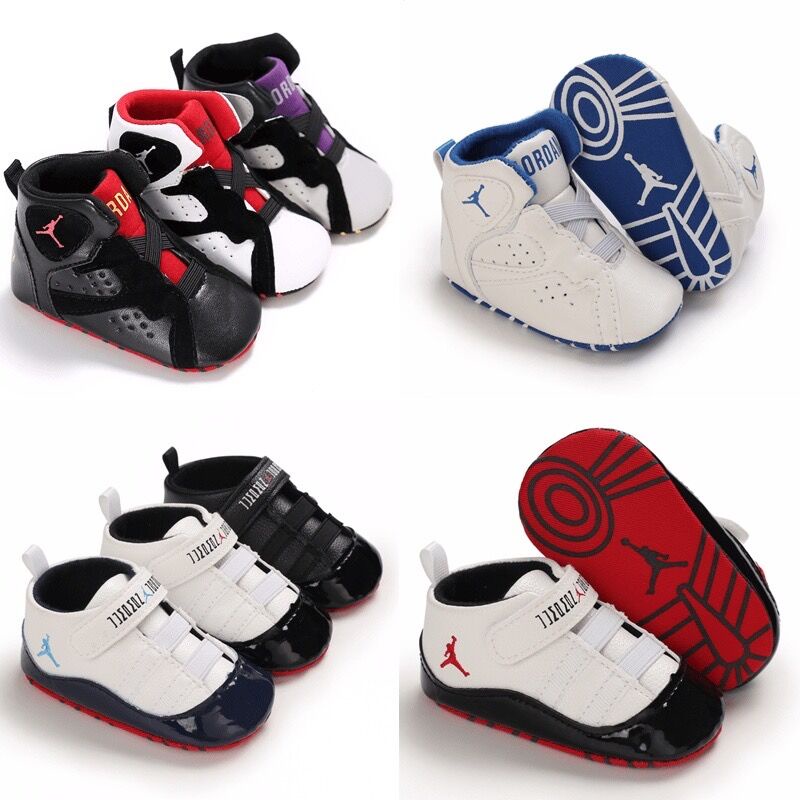 0 18 Months Newborn Baby Shoes Baby Basketball Jordan Sneakers