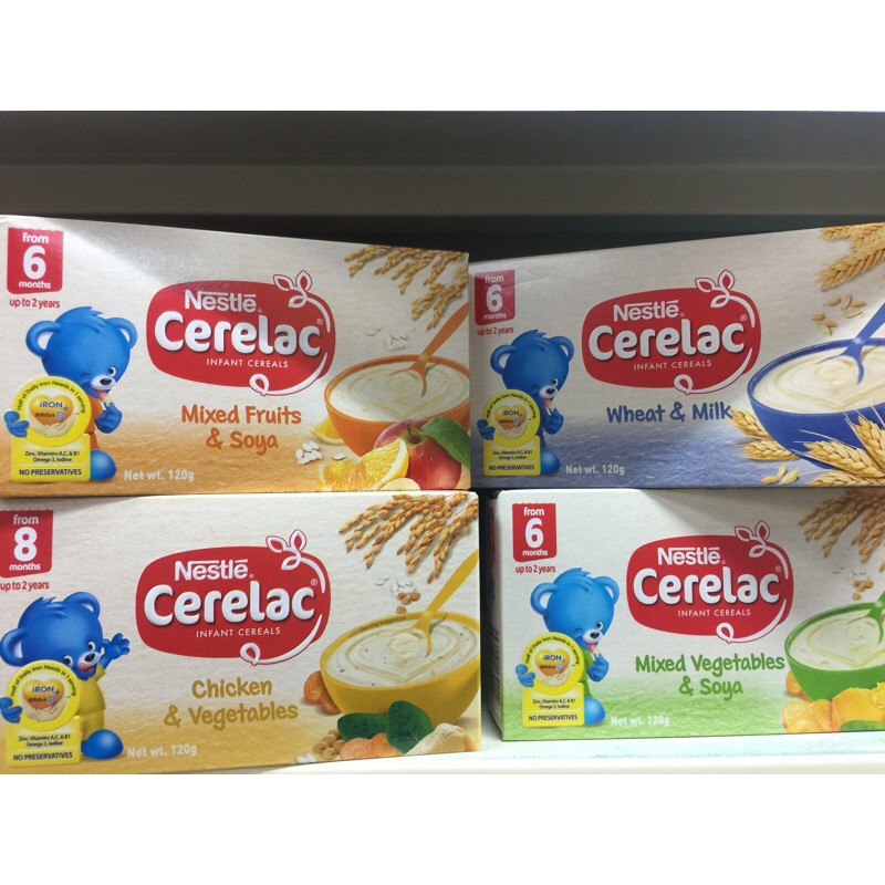 Cerelac brand instant cereals