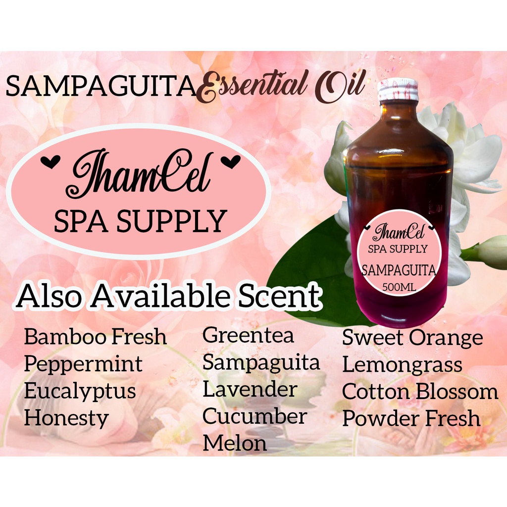 SAMPAGUITA FRAGRANCE ESSENTIAL OIL 500ML Shopee Philippines