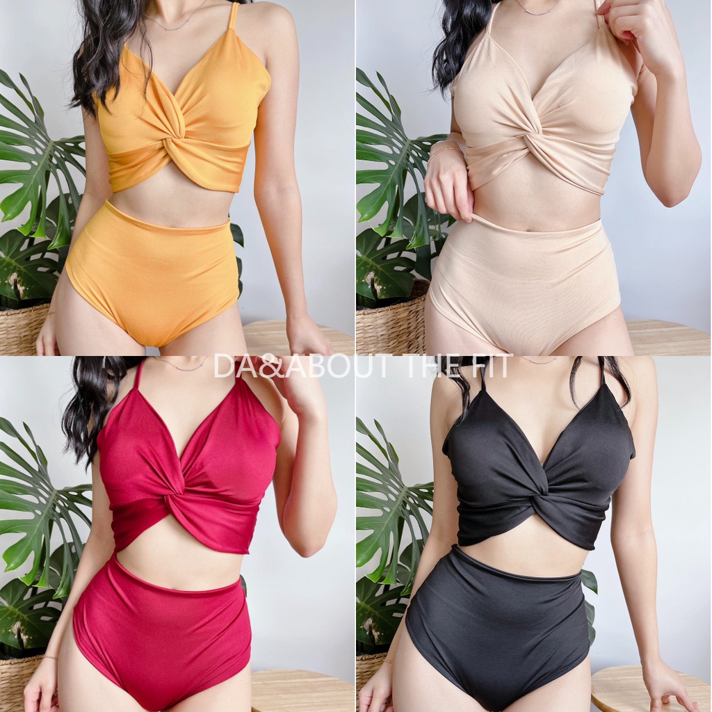 Two piece sale swimsuit shopee