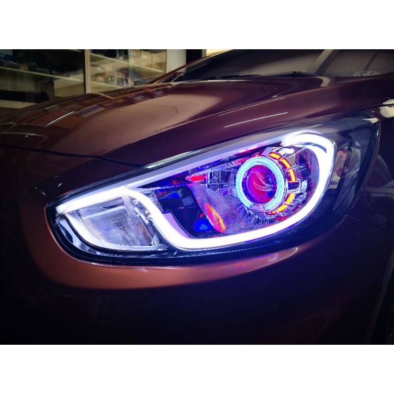 Hyundai accent 2024 aftermarket headlights