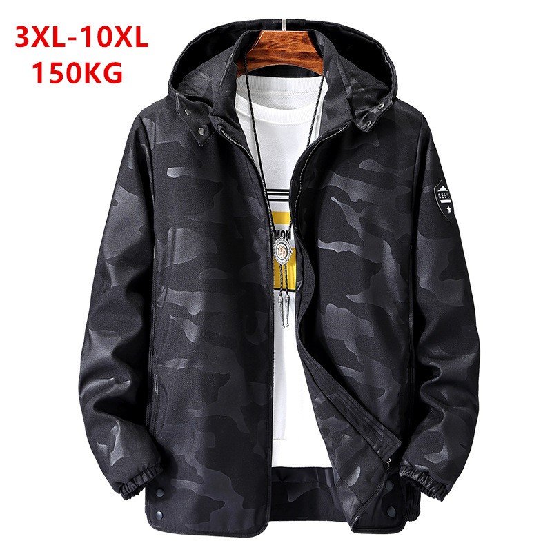 Plus Size 10XL Jacket Men Fashion Gradient Printed Jackets Coats Male  Autumn Hooded Jacket Big Size 10XL _ - AliExpress Mobile