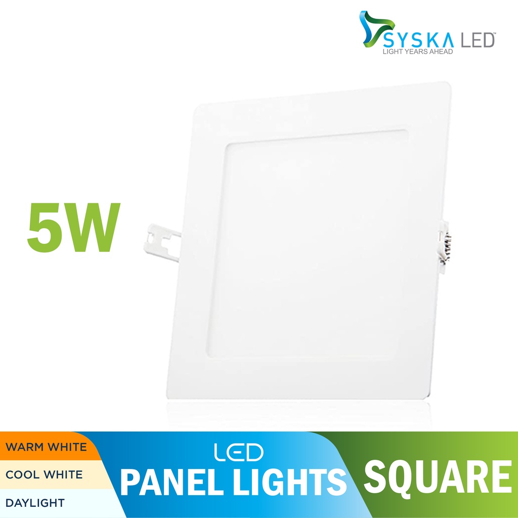 Syska square deals led lights