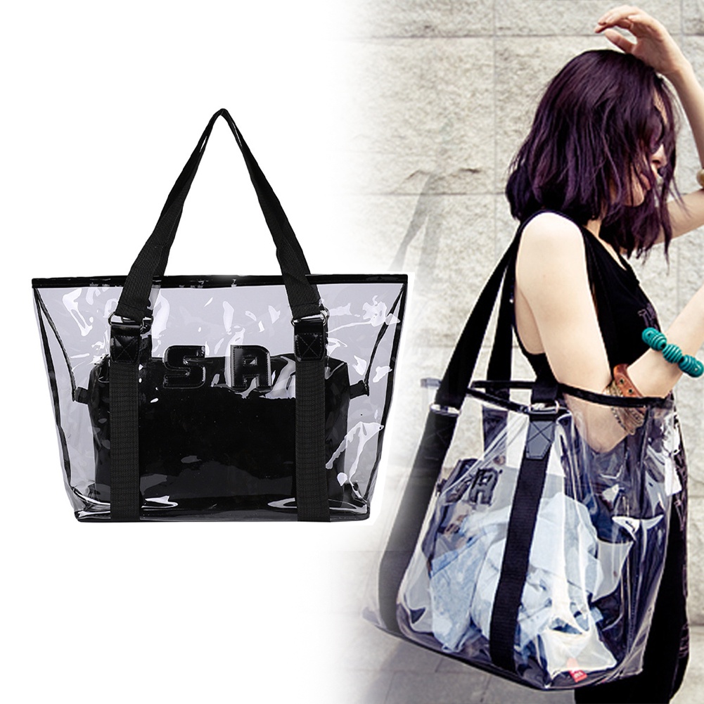 Transparent cheap side bag