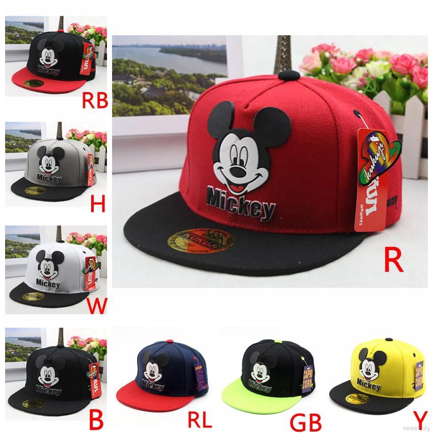 Children Disney Mickey Sun Hat Baby Boys Girls Cap Hats Shopee Philippines