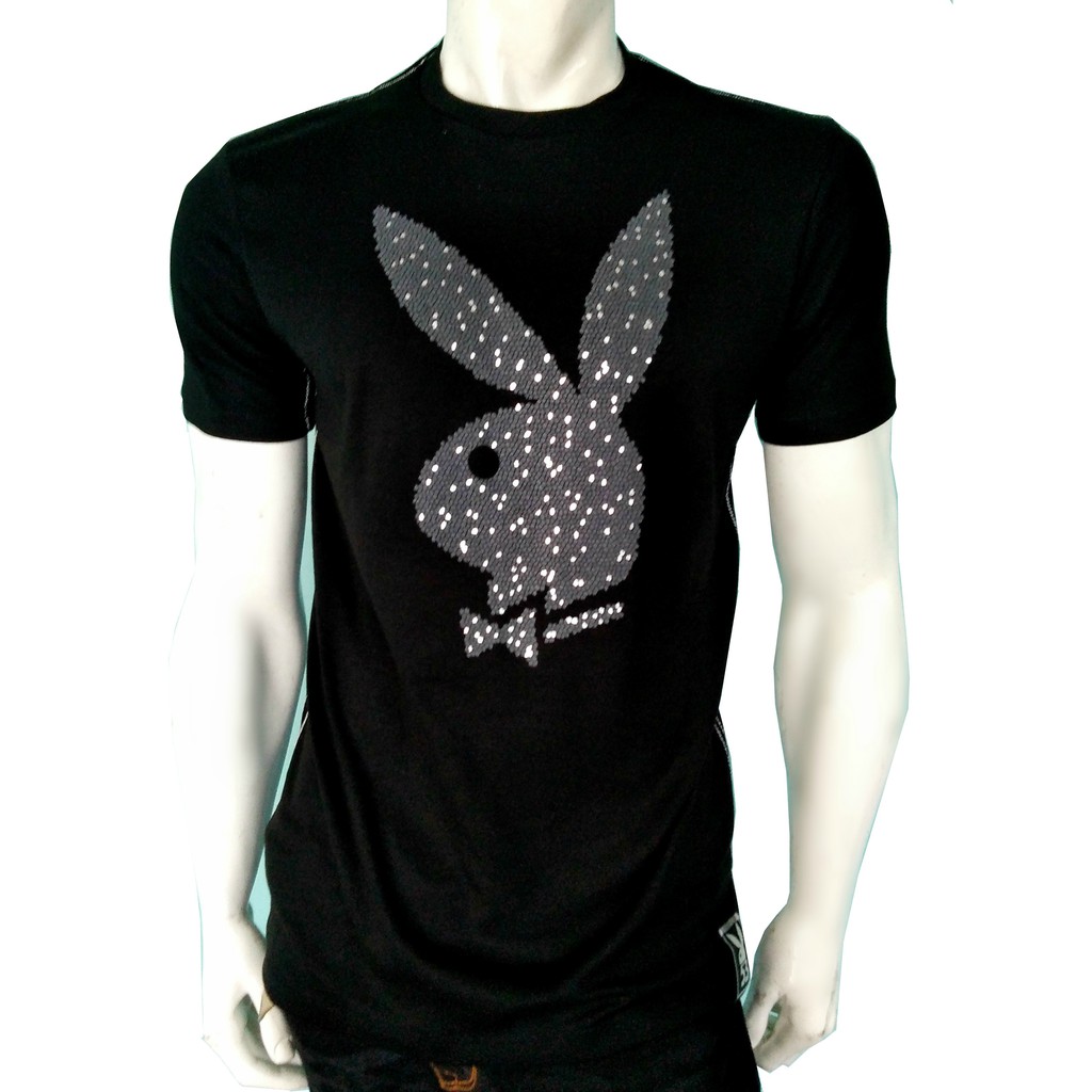 Rhinestone on sale playboy shirt