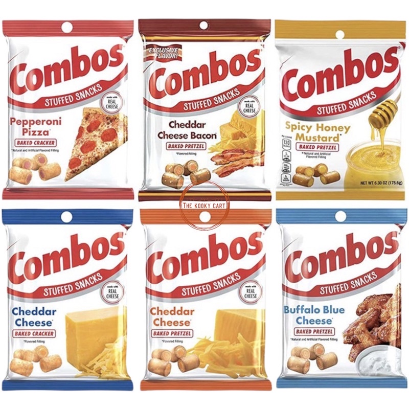 Combos Cheddar Cheese Crackers Pretzels Chips