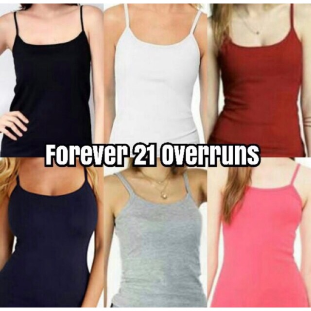 Thin strap tank top forever sale 21