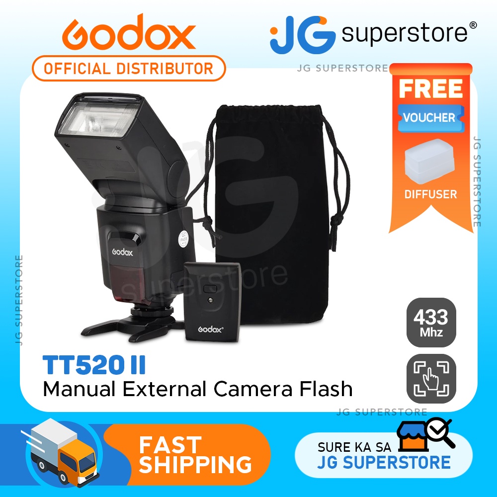 Flash Godox TT520 II + Trigger