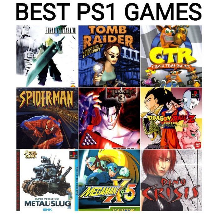 List of best clearance ps1 games