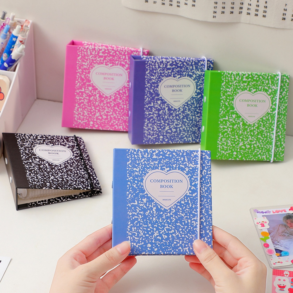  A5 Photocard Binder with 25 Pcs Inner 6 Ring, Korean Pop Photocard  Holder Book, Photocard Album, Clear K-Pop Album Photo Card Binder Book, 4  Photo Style Photo Card Album, 2 Set