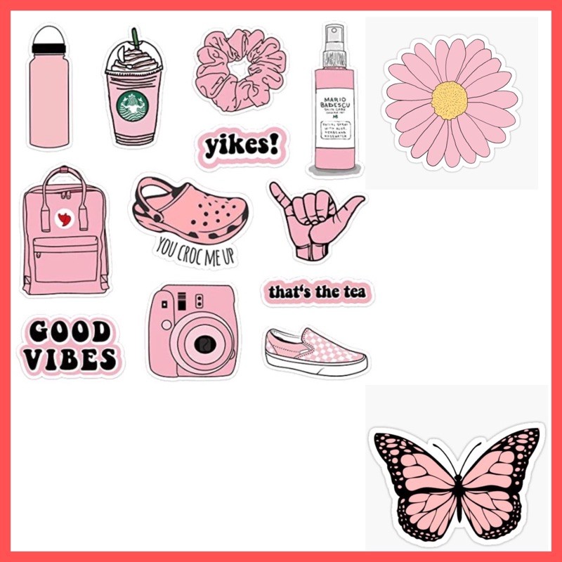 Hottest 50 pcs Pink Stickers - Pink Gifts for Women, Girls - Pink Aesthetic  Stickers, Girly Stickers, Cute Pink Stickers, Pink Stickers Aesthetic