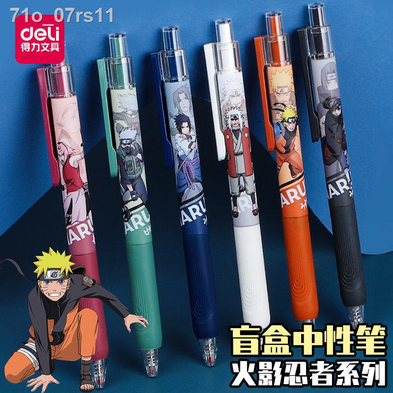 Deli Pens Set 12sets Kawaii Naruto Pens for School Supplies