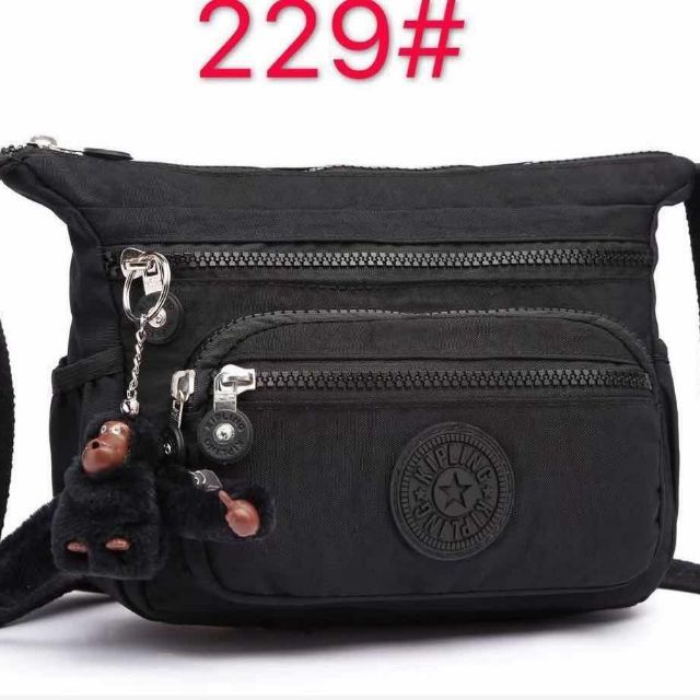 Kipling black sling bag new arrivals