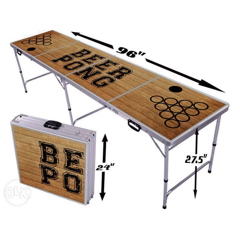 Wooden beer deals pong table