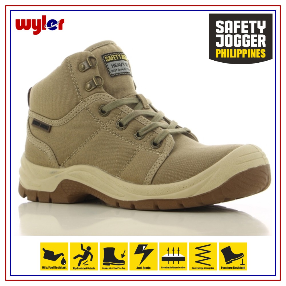 Safety Jogger S1P Desert Safety Shoes