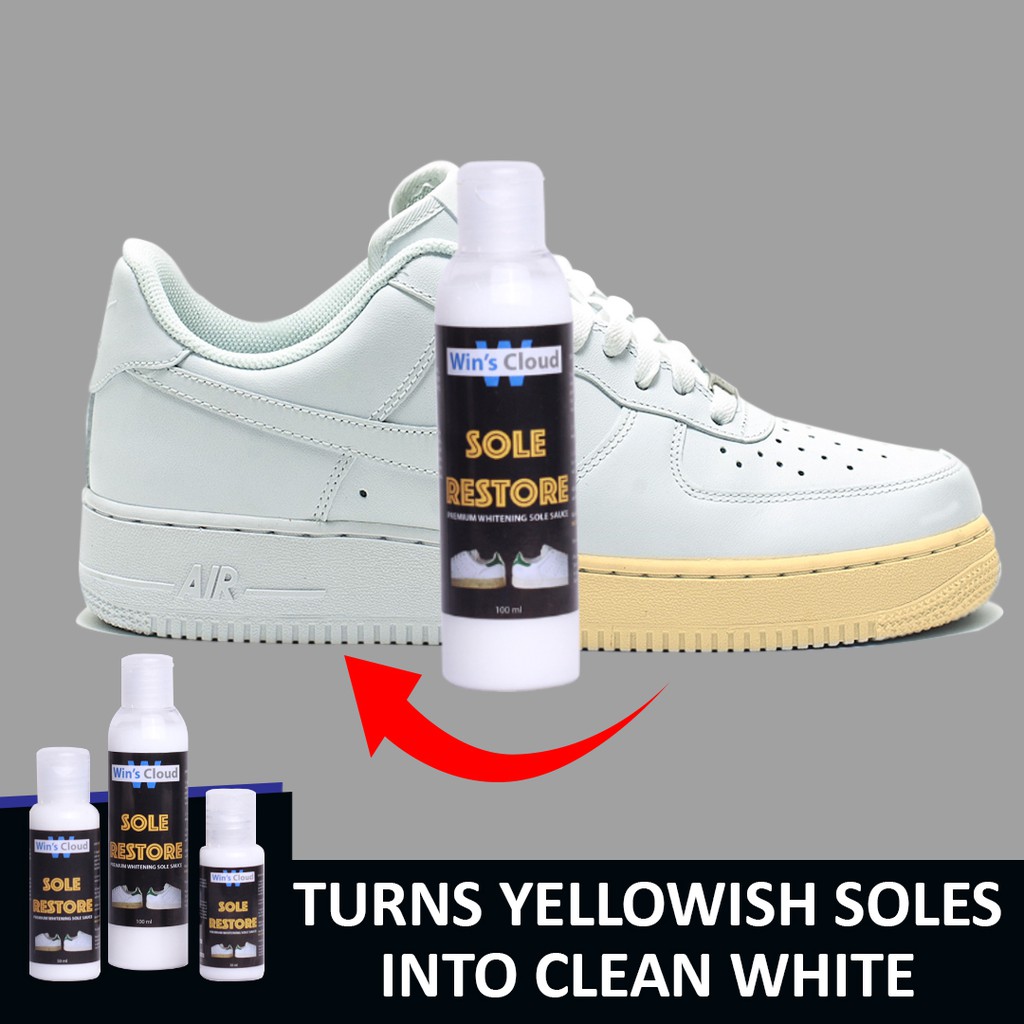 Whiten on sale shoe rubber